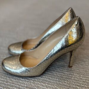 Kate Spade Gold Metallic Heels
